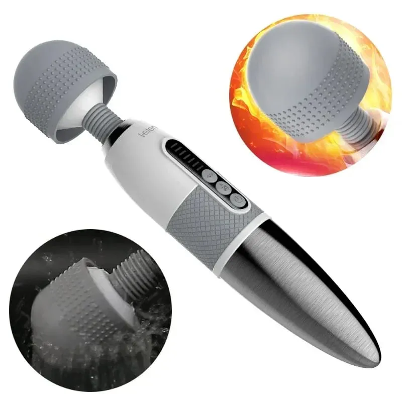 Leten AV baguette magique masseur énorme tête vibrateur pour Masturbation féminine orgasme mamelon Clitoris stimulateur jouets sexuels pour femme — image 2