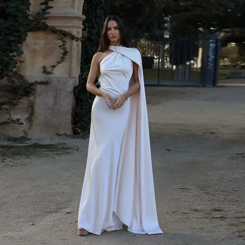 Elegante Band Halter Kleid Frauen Solide Off Schulter Ärmellose Backless Schlank Maxi Kleider 2025 Sommer Herbst Party Roben Dame — image 14