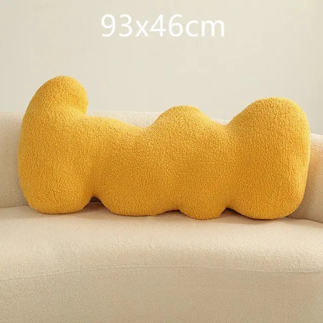New Nordic Ball Solid Color Cushion Stuffed Flower Plush Pillow for Sofa Waist Office Cushion Kid Toy Gifts Home Decoration — image 24
