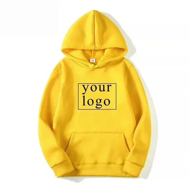2024 Man Woman Casual Custom Printed Text DIY Hoodie Customized Logo Personalized Hoody Custom Hoodies Text Logo Sweatshirt — image 20