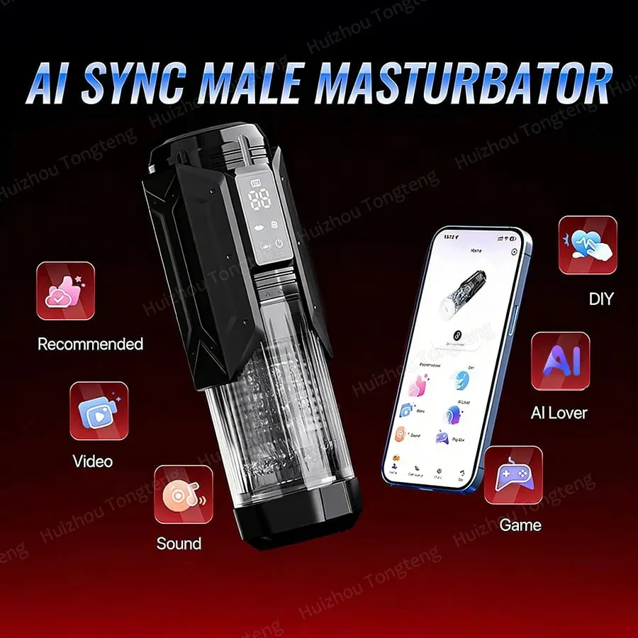 APP LED automatyczny męski Masturbator Cup 7 ssanie obracanie lizanie tryby w ten sposób kieszonkowa cipka Stroker obciąganie zabawki erotyczne dla mężczyzn — image 6