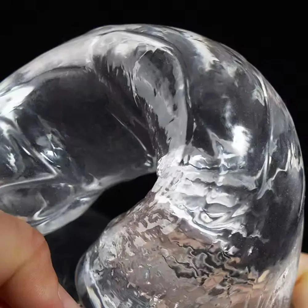 3 dimensioni realistico gelatina dildo con ventosa grosso cazzo masturbatore femminile stimolatore clitorideo giocattoli del sesso lesbico per le donne — image 4