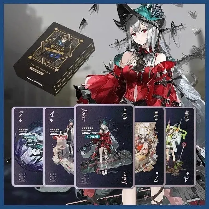 54PCS Arknightsเกมเล่นไพ่โป๊กเกอร์Limited Editionสะสมภาพแฟนคอลเลกชันของขวัญ — image 4