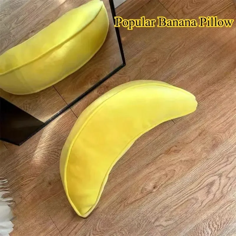 Almohada de plátano, cojín creativo y cómodo para mesita de noche, regalo de cumpleaños largo para dormir, juguete de felpa — image 2