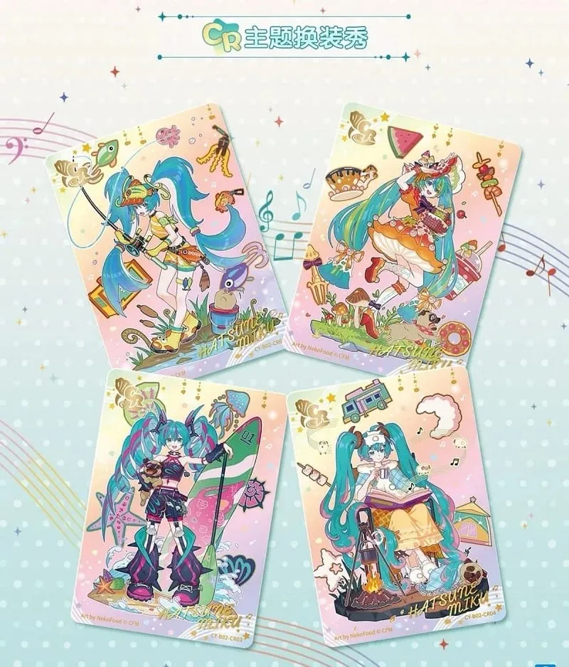 Original Hatsune Miku Card Charm Pack Shining Superstar Party Show Cards CR ODER UTR Rare Collection Kartenspielzeug — image 2