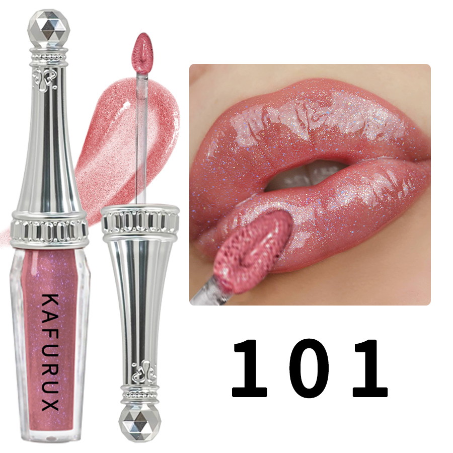 Rouge à lèvres liquide à paillettes, 6 couleurs, brillant, brillant, nacré, teinte hydratante, longue durée, maquillage pour femmes