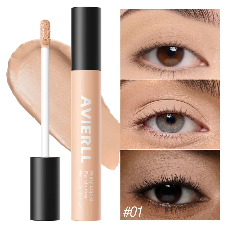 10 Warna Matte Nude Eye Bronzer Pembayang Mata Cecair Kalis Air Mata Tahan Lama Shdaow Kontur Pipi Semulajadi Kosmetik Wanita — image 9