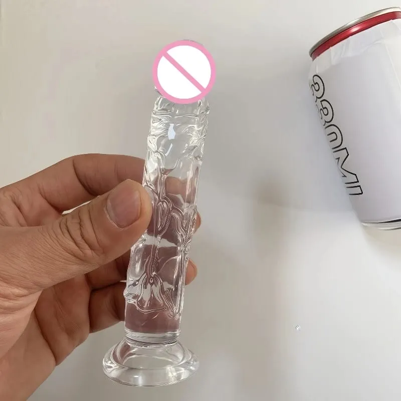 Frauen Realistische Anal Butt Plug Transparent Dildo Saugnapf Großen Schwanz Weiche Masturbatoren G-punkt Großen Penis Erwachsene Sex Produkt 18+ — image 5