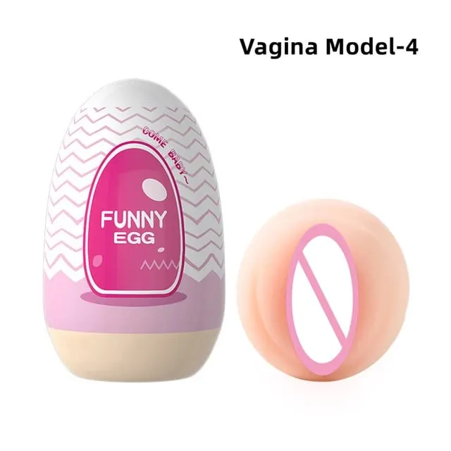 Cups Masturbator Ei Draagbare Stimulator Penis Massager Zacht Rubber Volwassen Speeltjes voor Mannen Realistische Vagina Pocket Kut — image 9