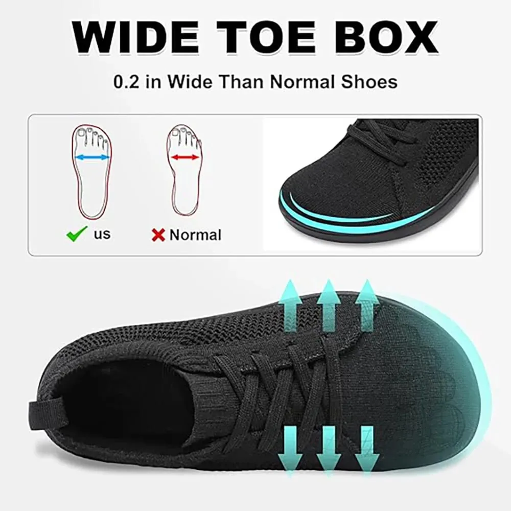 Minimalistische Barfußschuhe, Unisex, leicht, atmungsaktiv, Null-Sohlen, breite Zehen, Herren-Laufschuhe, Outdoor-Freizeit-Walking-Schuhe — image 5