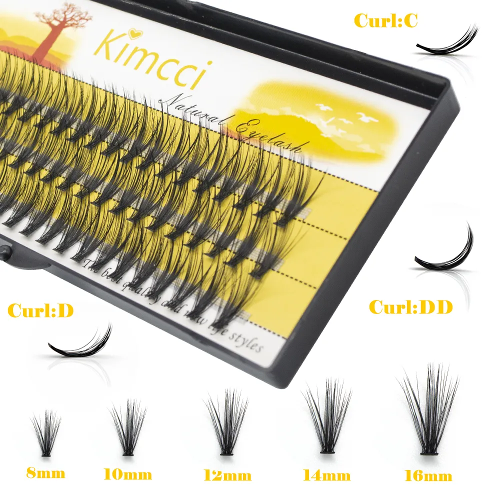 30D Kimcci แต่ละ Eyelash Extension 1 กรณี 0.07C แต่งหน้า Grafting Cluser ขนตาปลอมธรรมชาติ False Eye Lashes Cilia เช่นผ้าไหม