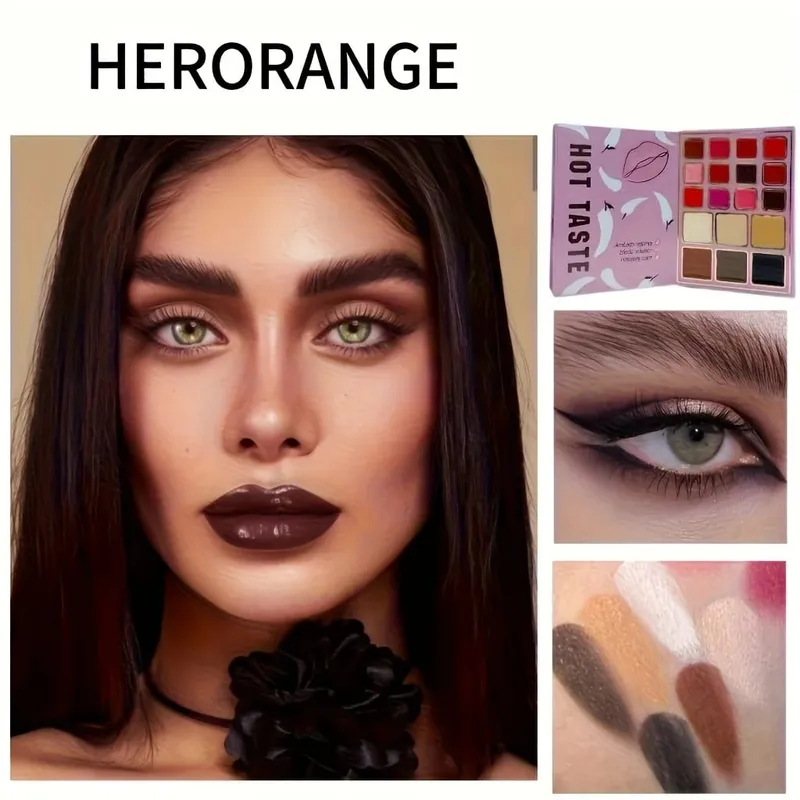 78 Colors Multi Makeup Palette with Brushes Matte Shimmer Eyeshadow Blush Highlight Lip Gloss Set Christmas Gift — image 3