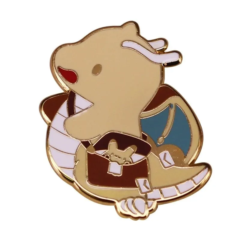 Pin Enamel Pokemon Gengar Dan Pin Lapel Pikachu untuk Beg galas Lencana Roti Kerongsang Pingat untuk Pakaian Hadiah Perhiasan untuk Rakan
