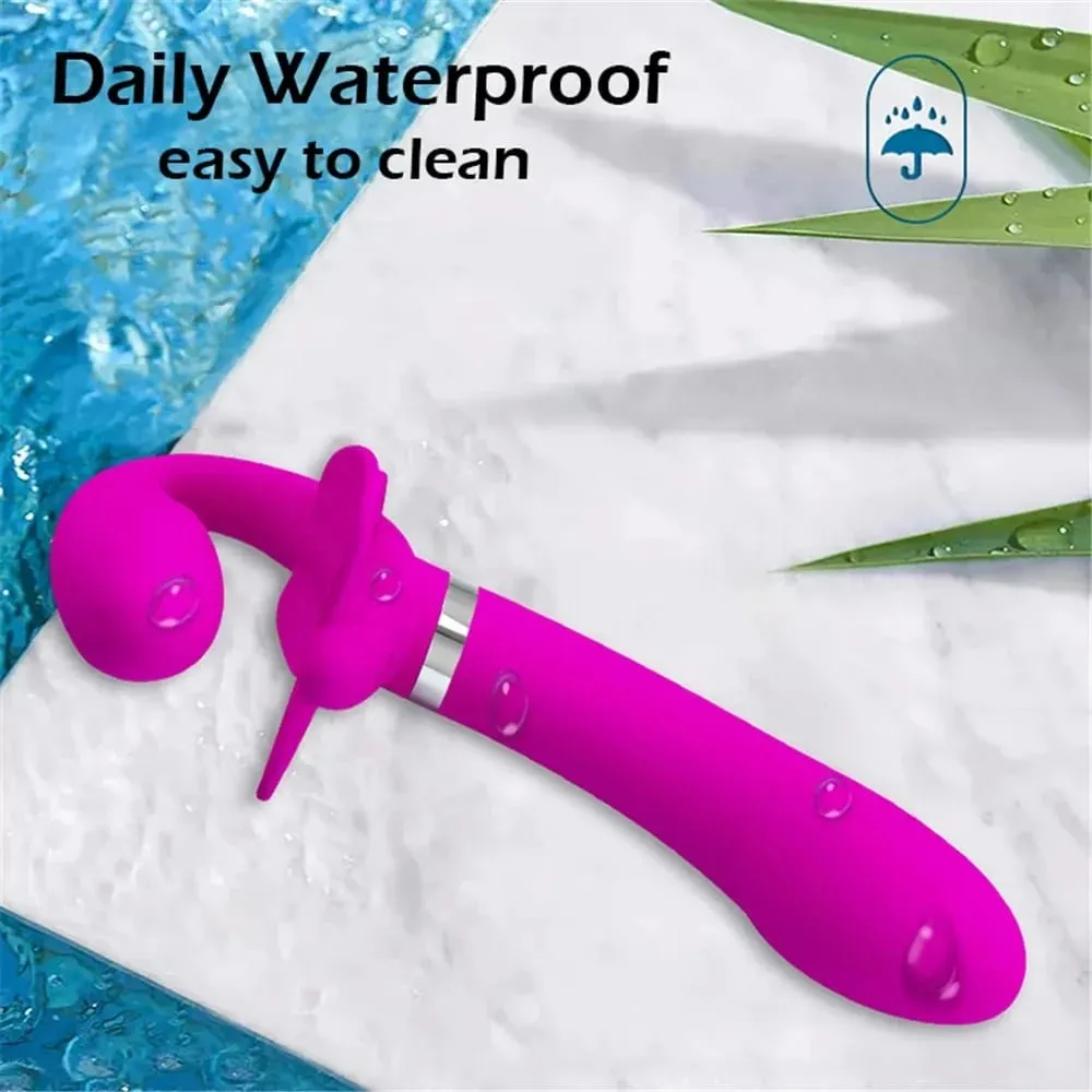 Vibratori con cinturino senza spalline per donne Pene vibrante a doppia testa Giocattoli erotici lesbici per giocattoli sessuali per adulti per coppie — image 3