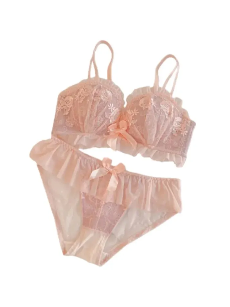 Küçük Göğüsler için Kablosuz Push Up Sütyen Sarkma Önleyici Dantel Bralette Kadın Yastıklı Olmayan İç Giyim Geliştirmek ve Kaldırmak için Konfor Sütyen — image 2
