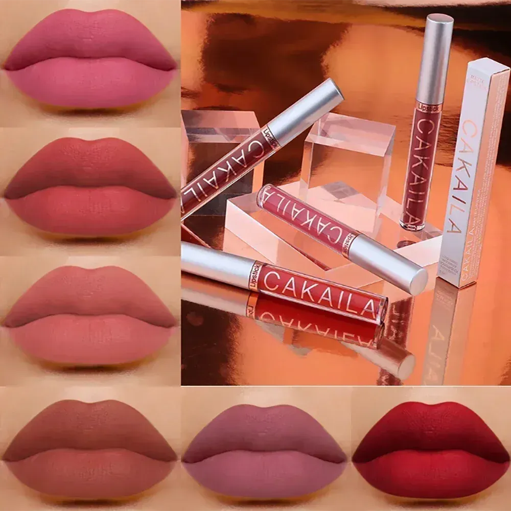 Matte Velvet Lip Glaze Long Lasting Silky Smooth Liquid Lipstick Not Easy To Fade Lip Gloss Makeup Sexy For Women Lip Tint — image 2