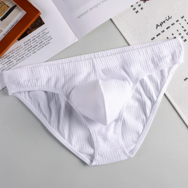 Nuovo Solido 1 pz/3 pz Biancheria Intima di Cotone Uomo Breve Hot Shorts Mens Slip Ropa Interior Hombre Traspirante Taglia M2XL ST-MK56 — image 4