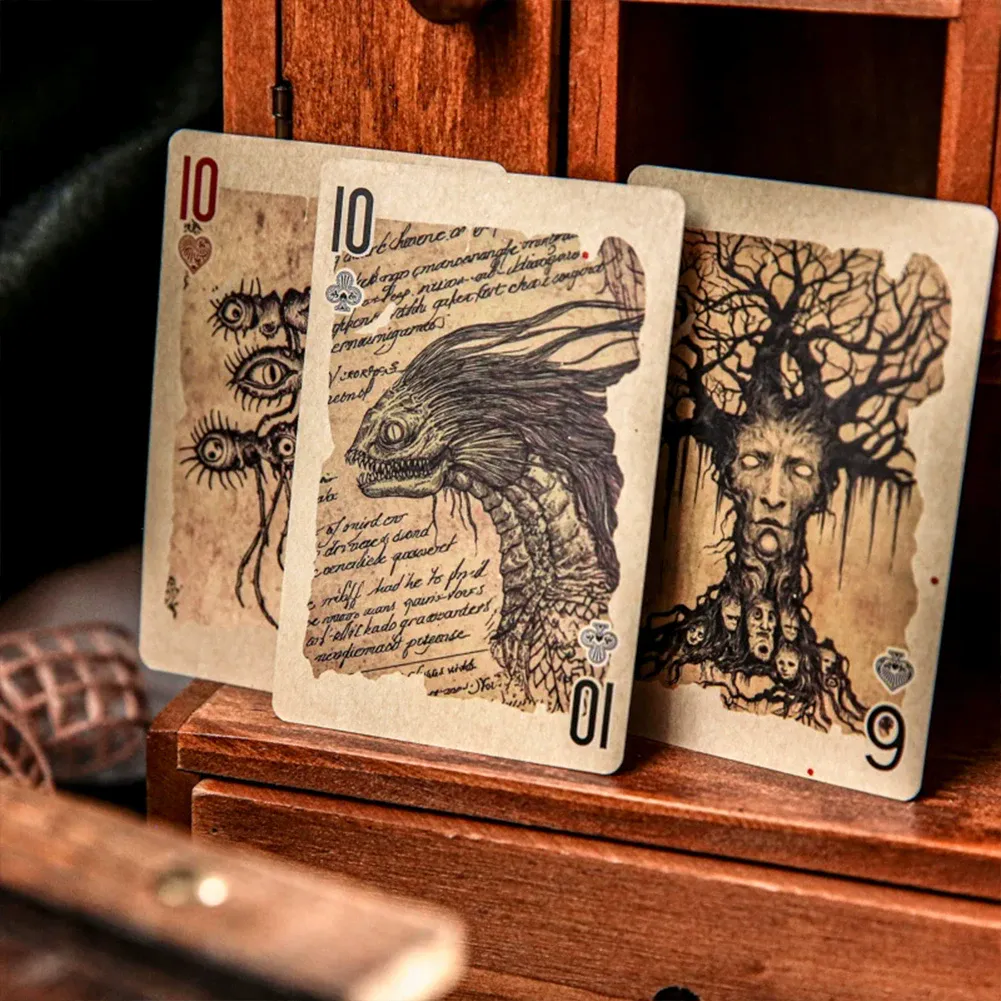 Untuk Cthulhu Mythos Playing Cards Kad Bergambar Raksasa Bernilai Tinggi untuk Perhimpunan Rakan Kad Permainan Papan Kad Poker — image 4