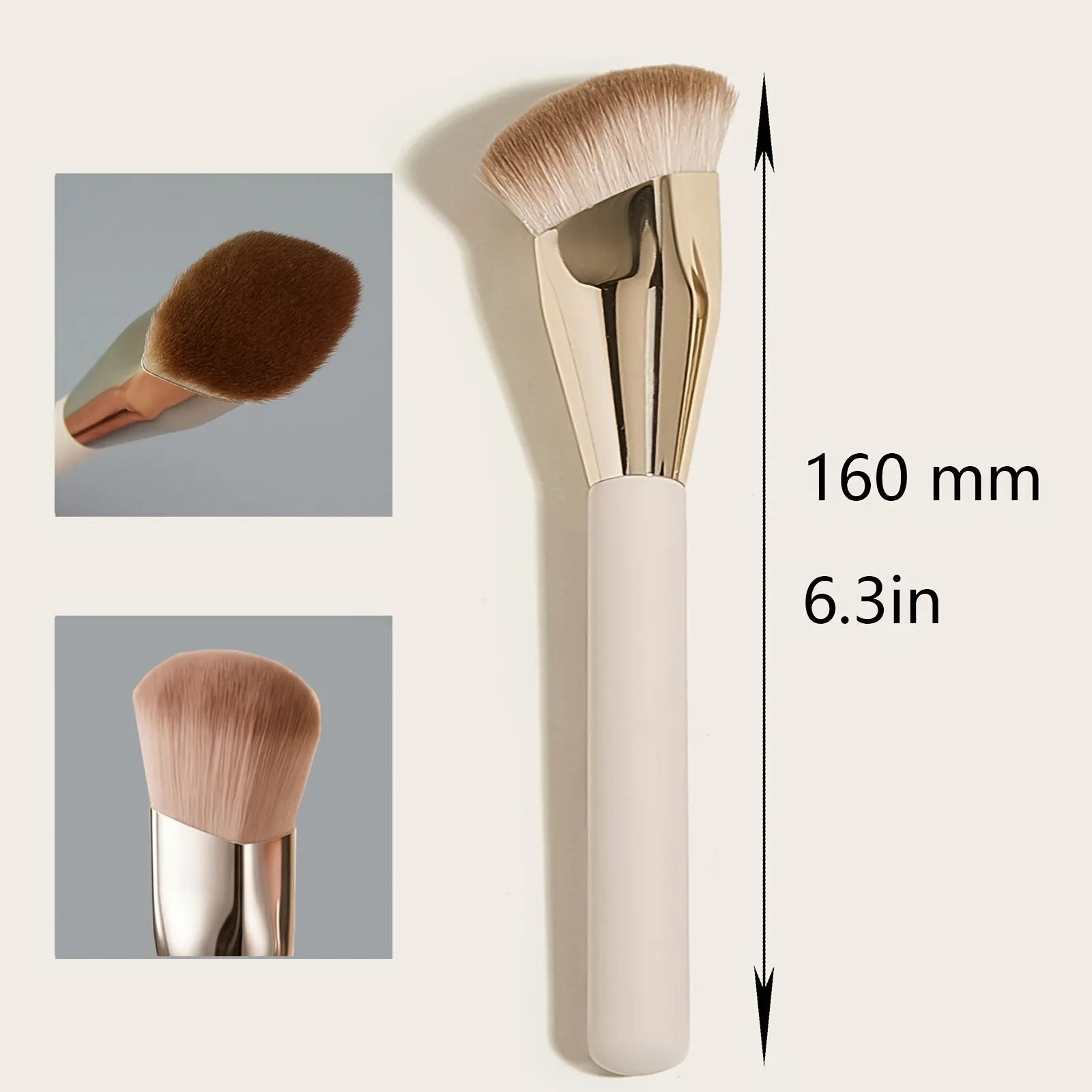 1/2Pcs Professional Makeup Brush Set Multi-Functional Face Brushes for Foundation Liquid Blush Highlighting — image 5