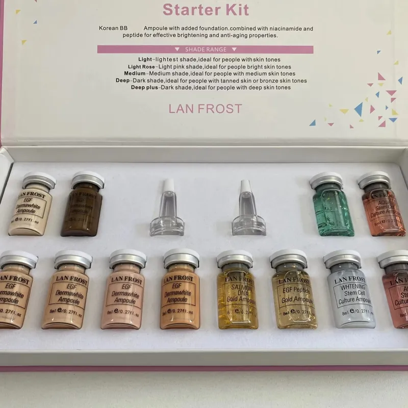 Set Makeup Serum Krim BB 8Ml Concealer Foundation Tahan Lama Kosmetik Korea Asli Perawatan Kulit Pemula — image 3