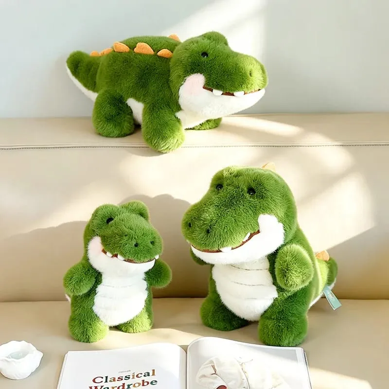Lovely Crocodile Plush Chubby Animal Comel Boleh Dipeluk Bantal Sofa Sandaran Tempat Tidur Rumah Decro — image 2