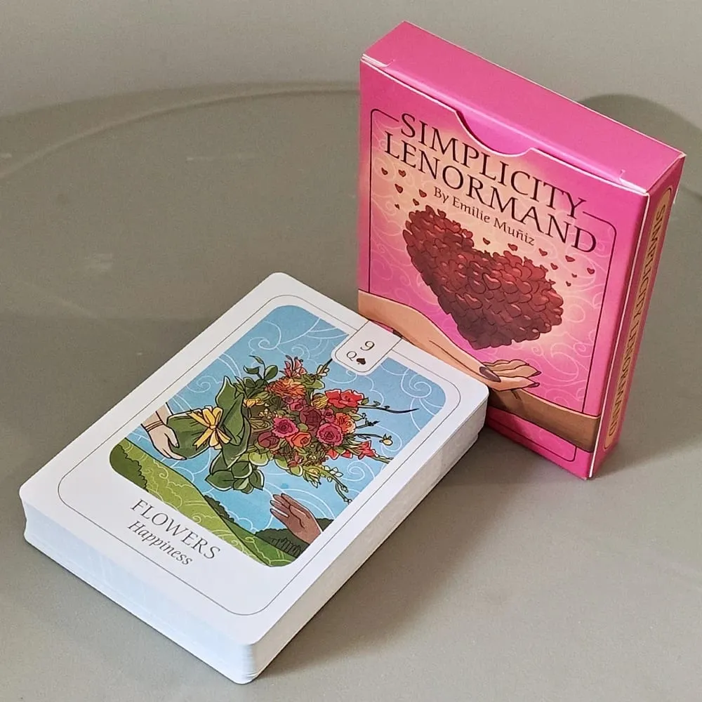Semplicità Lenormand Deck 9*6 cm 41 pezzi Carte splendidamente illustrate con simbolismo significativo con carte Sì No Forse — image 3