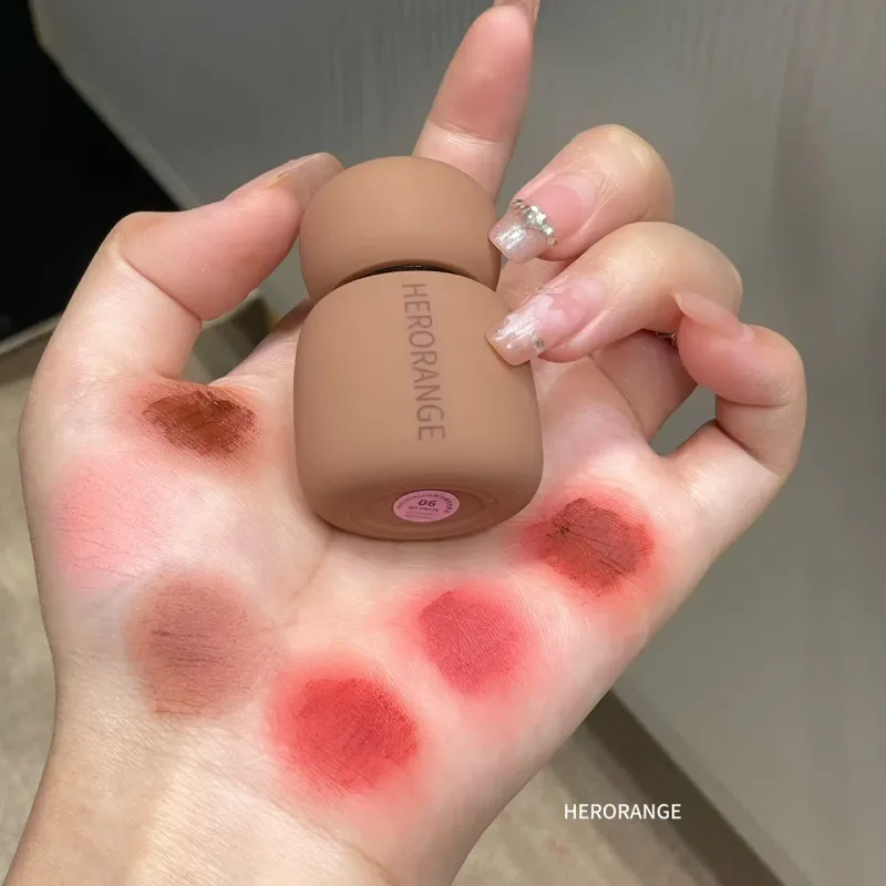 Herorange – boue à lèvres mate en velours, pigment riche, sans transfert, longue durée, lisse, Non sèche, éclaircit la peau, usage quotidien — image 7