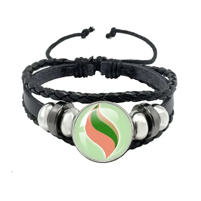 Llavero Pokémon Mega Stone, periférico de animé, creatividad, moda exquisita, hebilla de cuerda de cuero negro, tendencia — image 15