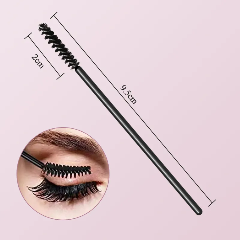 Baguettes de Mascara jetables, brosses à bobines, Micro outil d'extension de cils, maquillage, fourniture de cosmétiques de beauté, 50/100 pièces — image 4