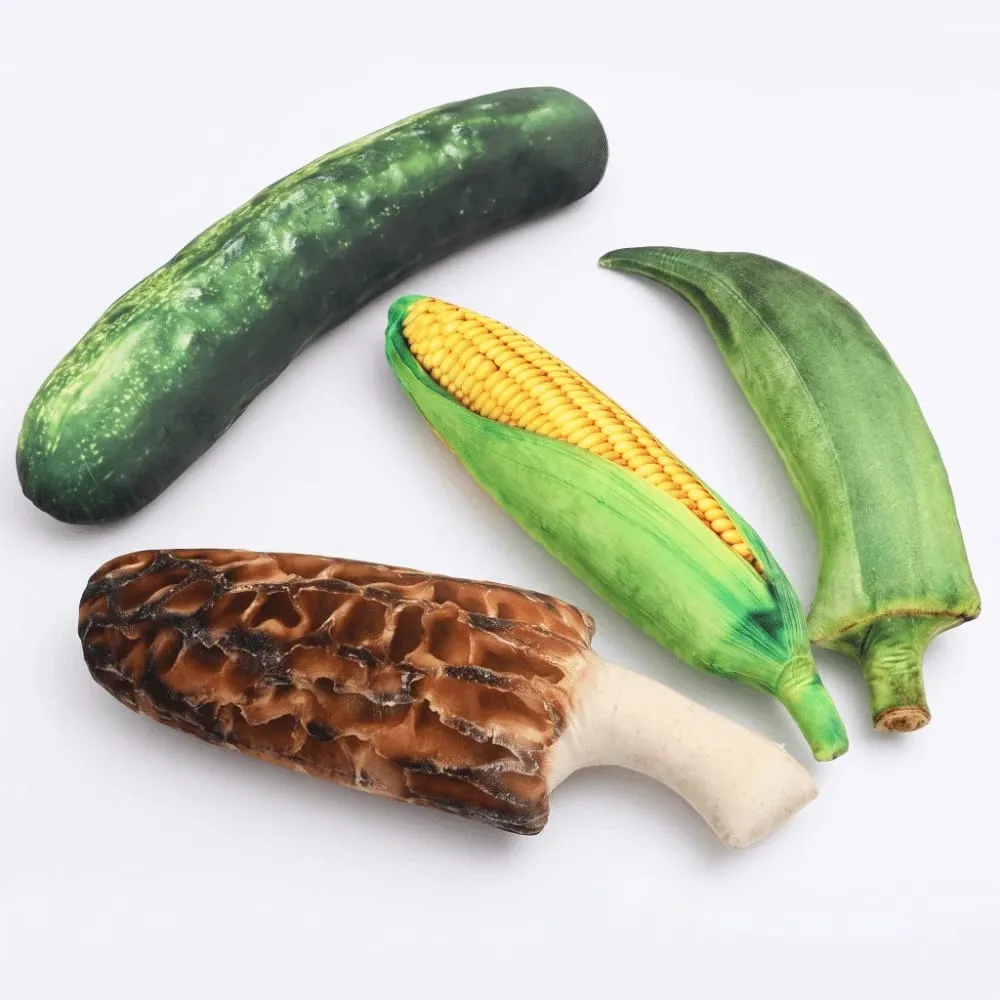 Kawaii Mjuk grönsakskudde Realistiska detaljer Simulering Grönsaksfylld Kreativ accent Mysig Veggie Mysigt Hem — image 4