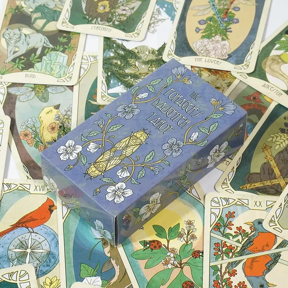 Set di divinazione dei tarocchi della figlia di Forager ispirato alla natura e intriso di un ricco simbolismo 83 carte senza guida cartacea — image 6