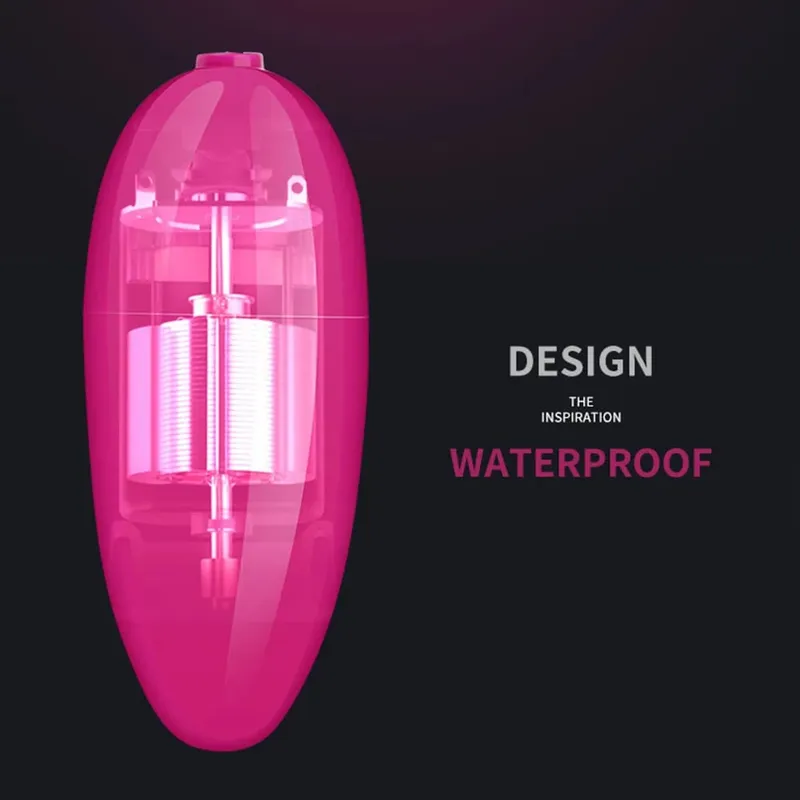 Candiway vibratore proiettile vibrante uovo di salto telecomando impermeabile vibrazione clitoride stimolatori del punto G giocattoli del sesso per le donne — image 6