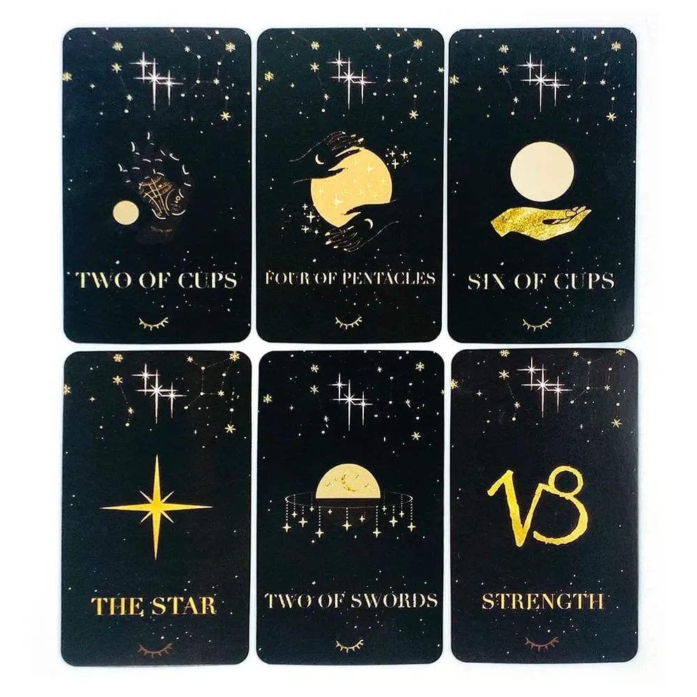 Tarotová paluba Luna Soleil Hvězdné sny Nebeská astrologie Čarodějnické karty Skvělé pro věštění, meditaci a párty hry — image 4