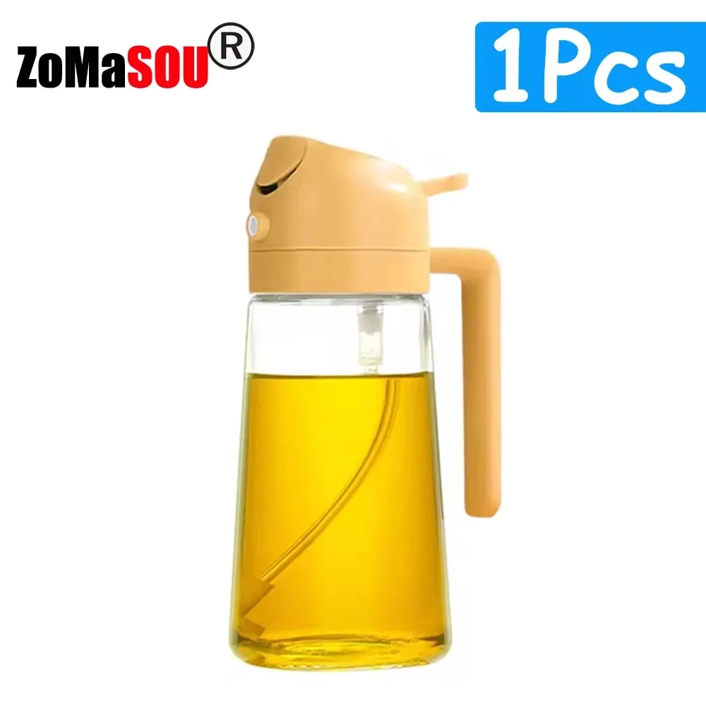 1–4 Stück 2-in-1-Sprayer, Ausgießer, Öl, leere Flasche, Kunststoff, Ölbehälter, Spender, Verdampfer, Küche, Grill, Camping, Kochutensilien — image 9