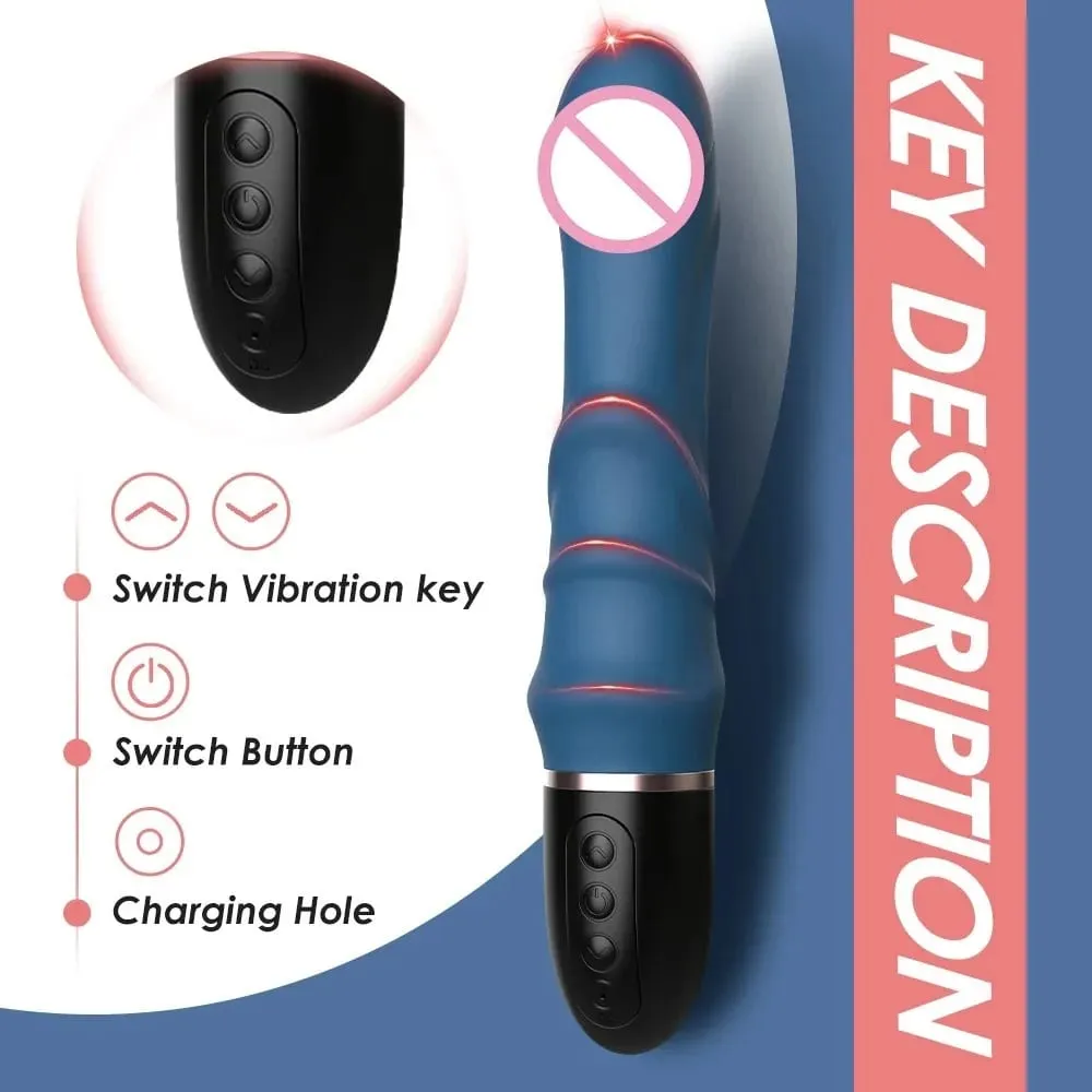 10 modalità vibratore in silicone morbido per le donne massaggiatore grande dildo masturbatore femminile per coppie stimolatore clitorideo del punto G giocattoli del sesso — image 4