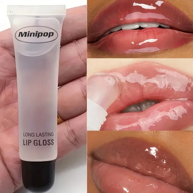 2/3/6 buah Lip Gloss Bening Melembabkan Tahan Lama | Minyak Dasar Bibir Tidak Lengket Kosmetik Perawatan Bibir Berkilau Tinggi 18ml — image 5
