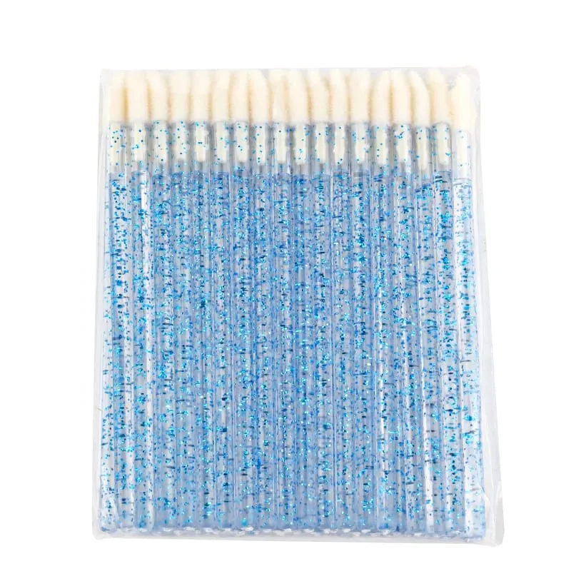 50 Stücke Lippenpinsel Kristall Wimpernverlängerung Pinsel Mascara Applikator Lippenstift Zauberstäbe Set Frauen Make-Up Pinsel Werkzeuge — image 12