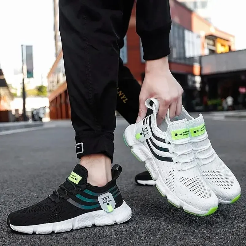 Men's Summer Mesh Sneakers - Lightweight and Breathable Running Shoes for Hot Weather Perfect for Sports and Casual Outfits — image 4