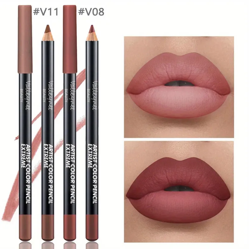 2ks Lip Liner Makeup Duo: dlouhotrvající voděodolné matné složení je jemné k citlivé pokožce a ideální pro světle béžové tóny — image 6