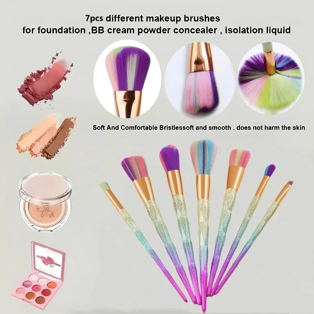 1-14 pezzi Pennelli per trucco Set di strumenti Kit di strumenti per pennelli per ombretto Eyeliner Pennelli per cosmetici Maquiagem Morbidi per la pelle — image 1
