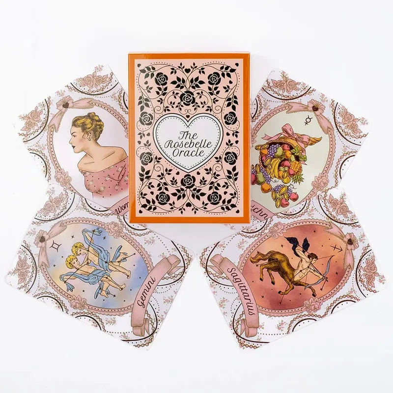De Rosebelle Oracle-kaarten A 65 kaarten Engelse versie Tarot Deck Waarzeggerij Party Waarzeggerij Edition Deck Board Playing Games