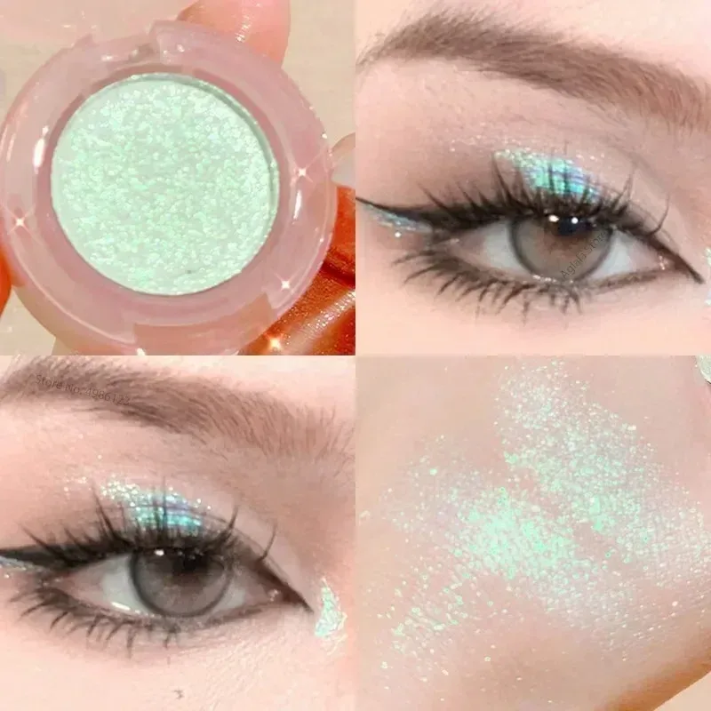 Diamond Glitter Monochrome Eyeshadow Palette Sequins Pearlescent Highlighter Powder Makeup Brighten Shiny Eyes Makeup Cosmetics — image 11