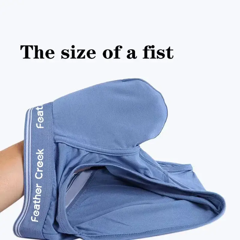 Large Pouch Men's Panties U Convex Front Pocket Flat Foot Triangle Sexy Shorts Fashionable Underwear for Men — image 10