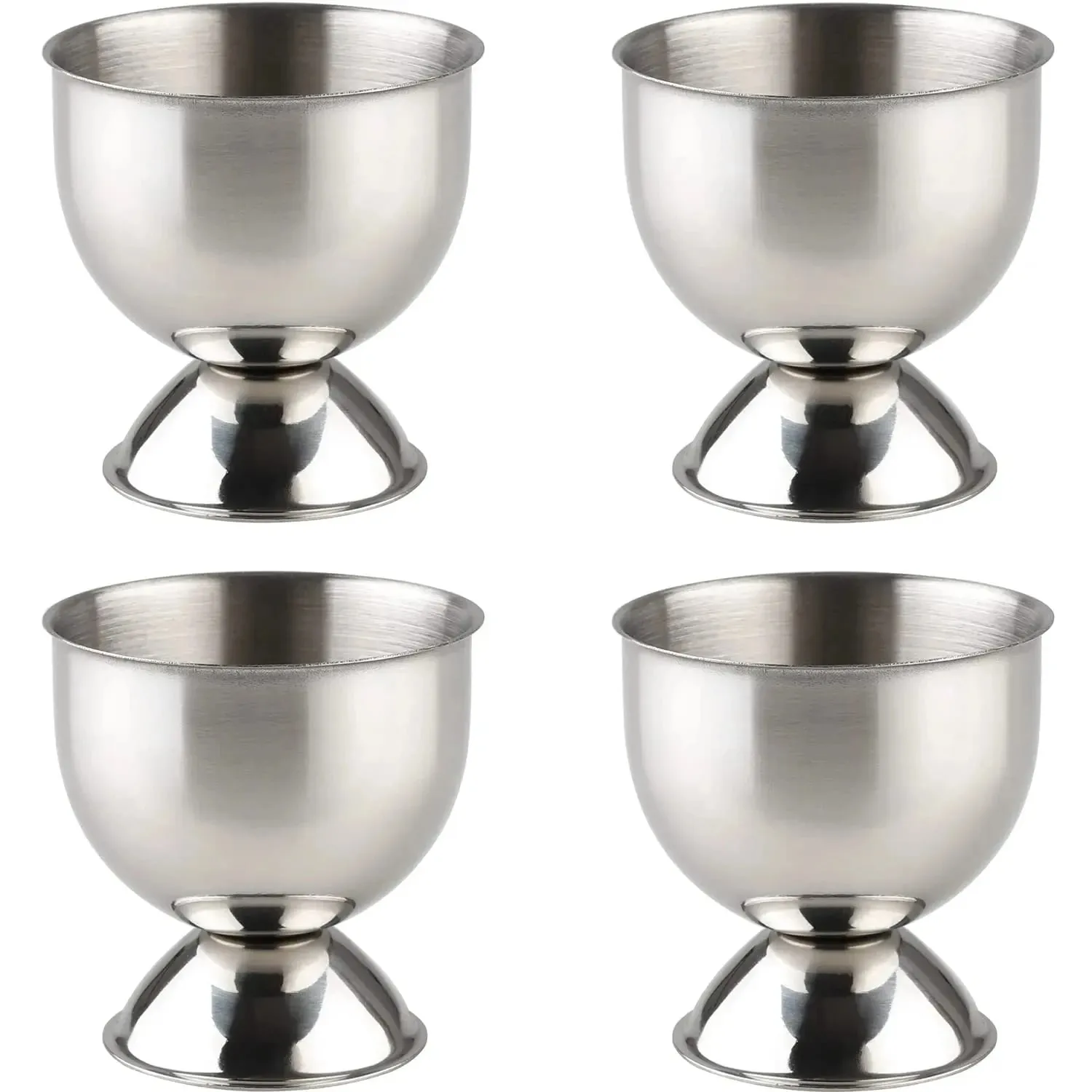Set di portauova in acciaio inox, supporto per vassoio per uova sode, per colazione, brunch, utensili da cucina, set regalo di Natale, utensili da cucina — image 2