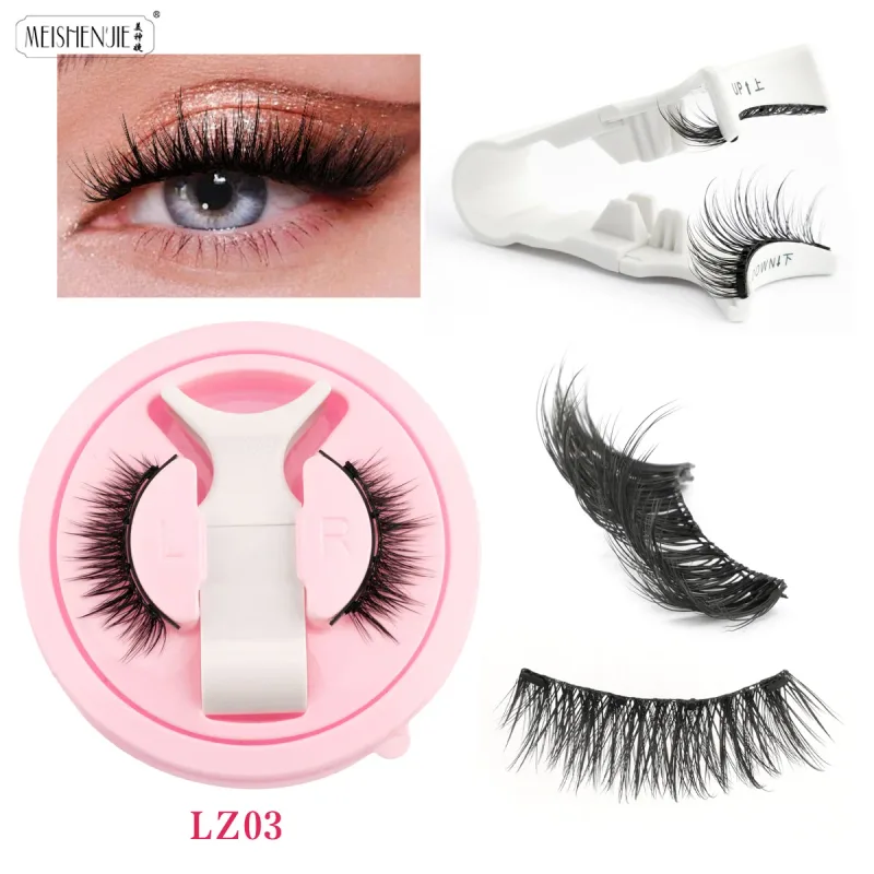 Magnetische Wimpern, 1 Stück, kein Kleber erforderlich, wiederverwendbar, natürlicher Look, 3D-Wimpern, einfach anzuwenden, weiche magnetische Wimpern-Set für Augen-Make-up — image 12