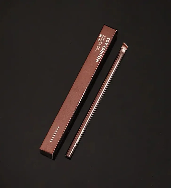 1pc Hourglass Powder Contour Berus solek Pemerah Pipi Bedak Berus solek pemegang logam Concealer Bronzer high end dengan kotak — image 16