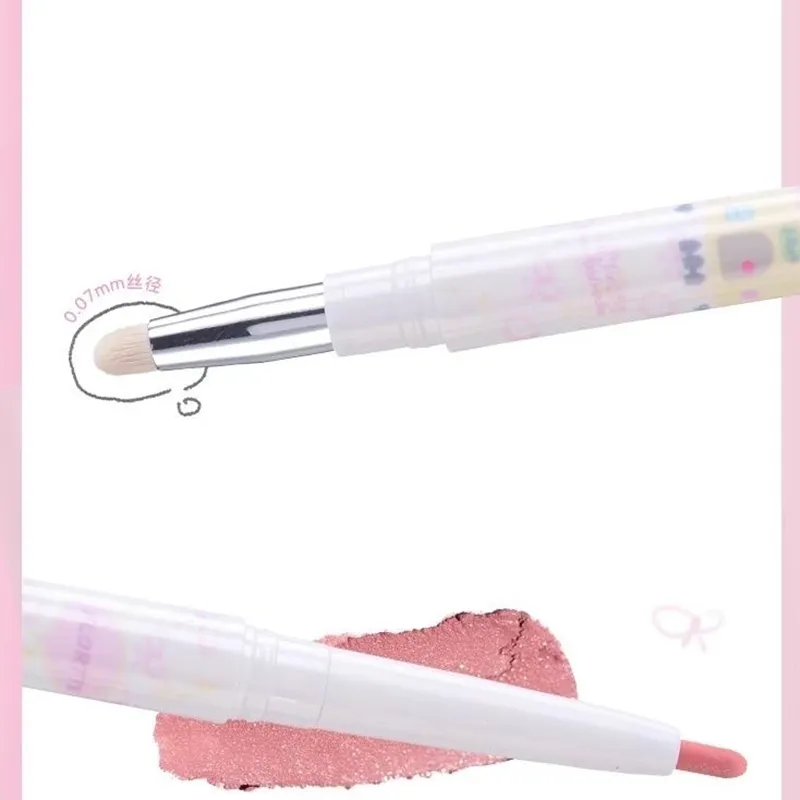 Eyeliner Jel Kalem Çift Kafa İpekböceği Farı Göz Farı Kalem Seti Kadınlar için Su Hattı Su Geçirmez Bulaşmaya Dayanıklı — image 6