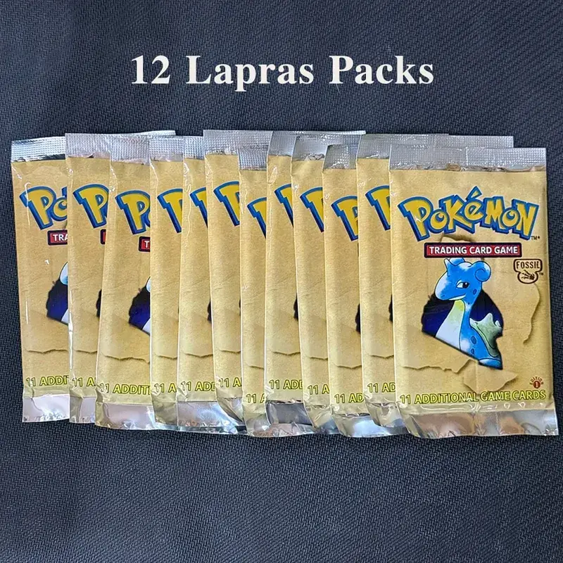 11 Karten/Packung PTCG Booster Packs Ersatzkarte Dschungel/Fossil/Basisset Charizard Blastoise Venusaur PKM Brettspiel-Sammelkarten — image 18