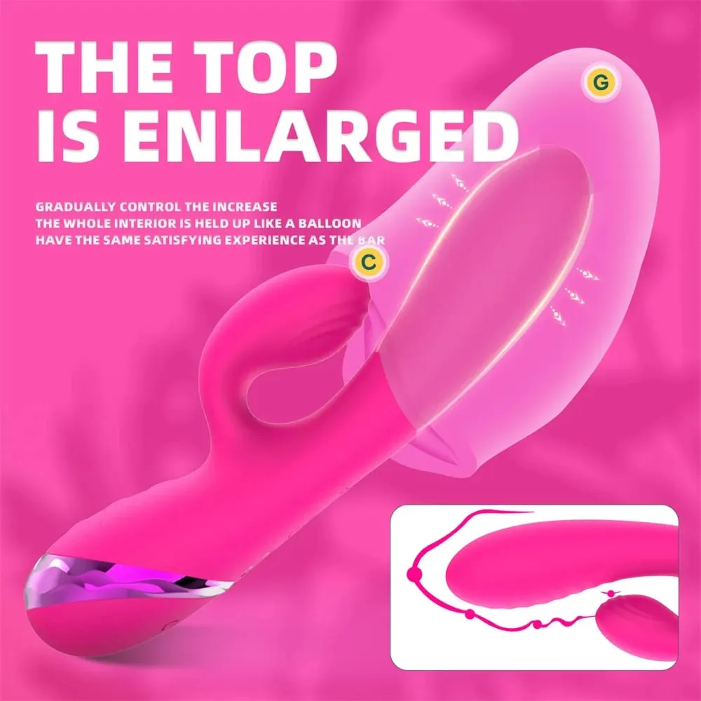 Aufblasbares Expansions-G-Punkt-Massagegerät, Klitoris-Stimulator, AV-Vibrator, Sexspielzeug für Frauen, sexuelles Wellness-Produkt, Produkte für Erwachsene