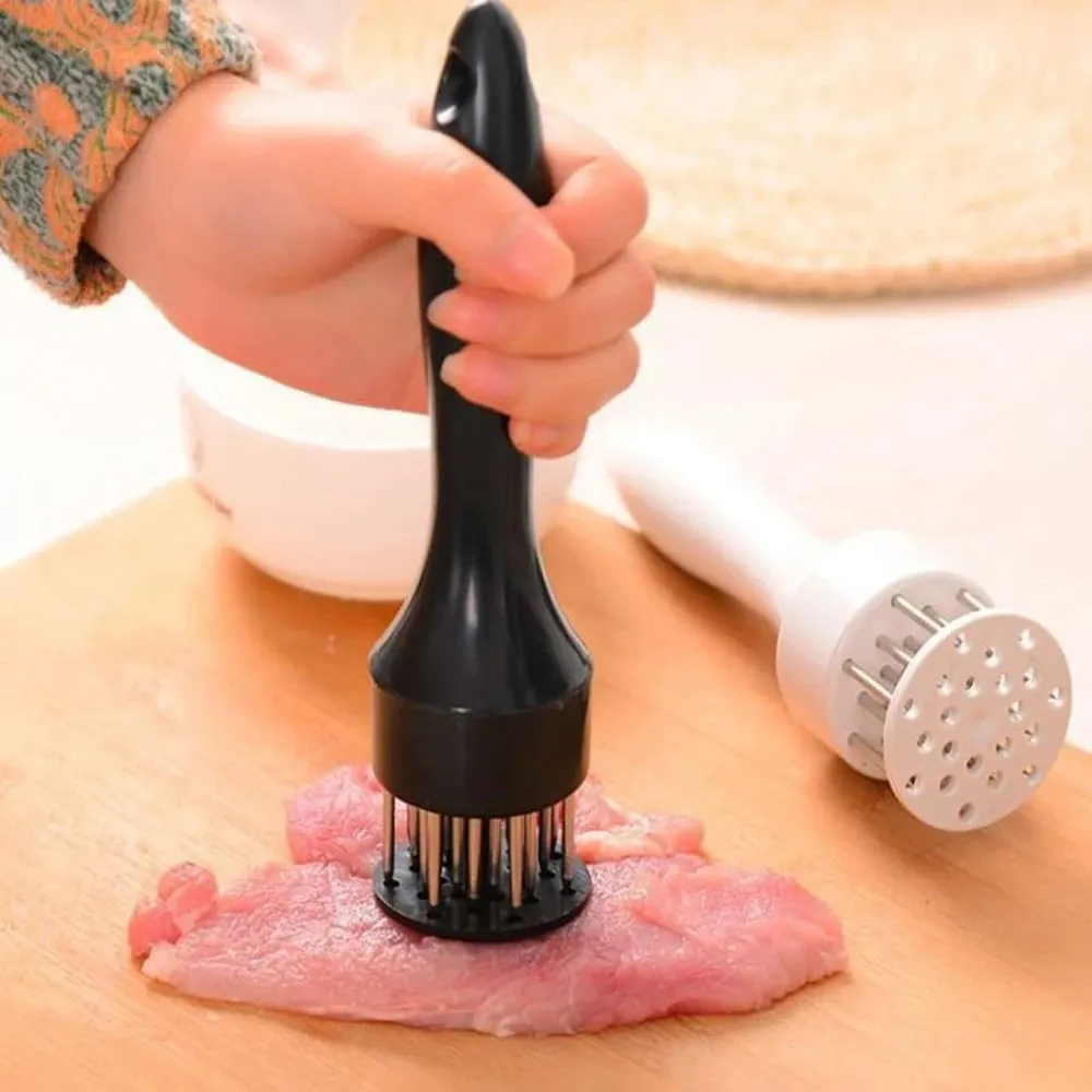 NEW Stainless Steel Loose Meat Needle Meat Tenderizer Household Quick Insert Beef Artifact Loose Meat Hammer Steak Kitchen Tools — image 2